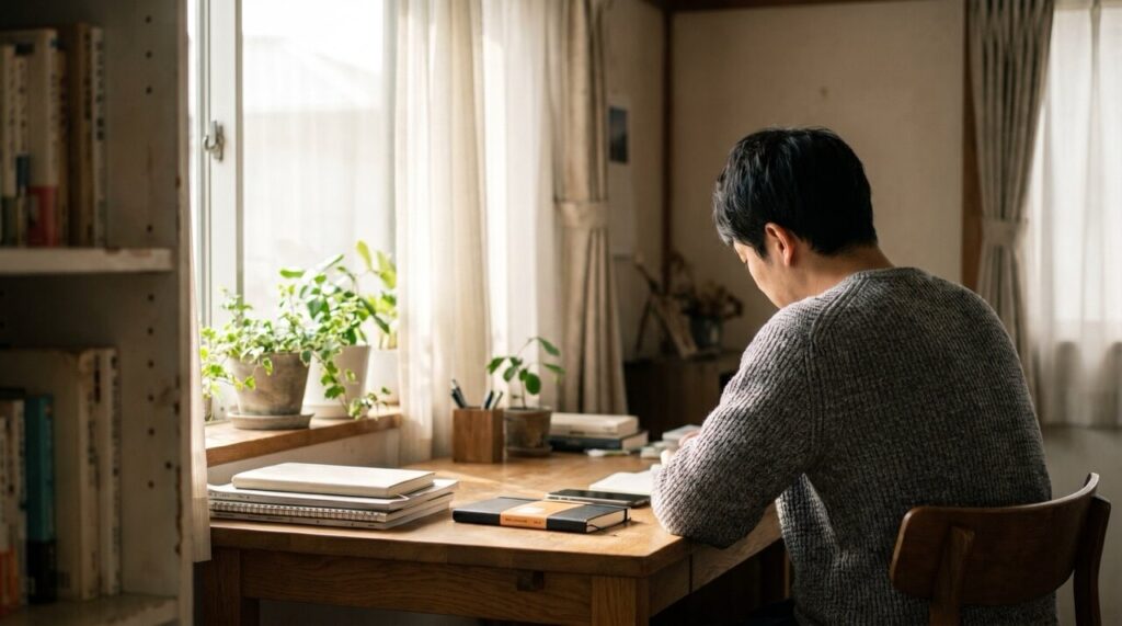 DMMオンラインクリニックとクリニックフォアのどちらを選ぶか比較検討する男性